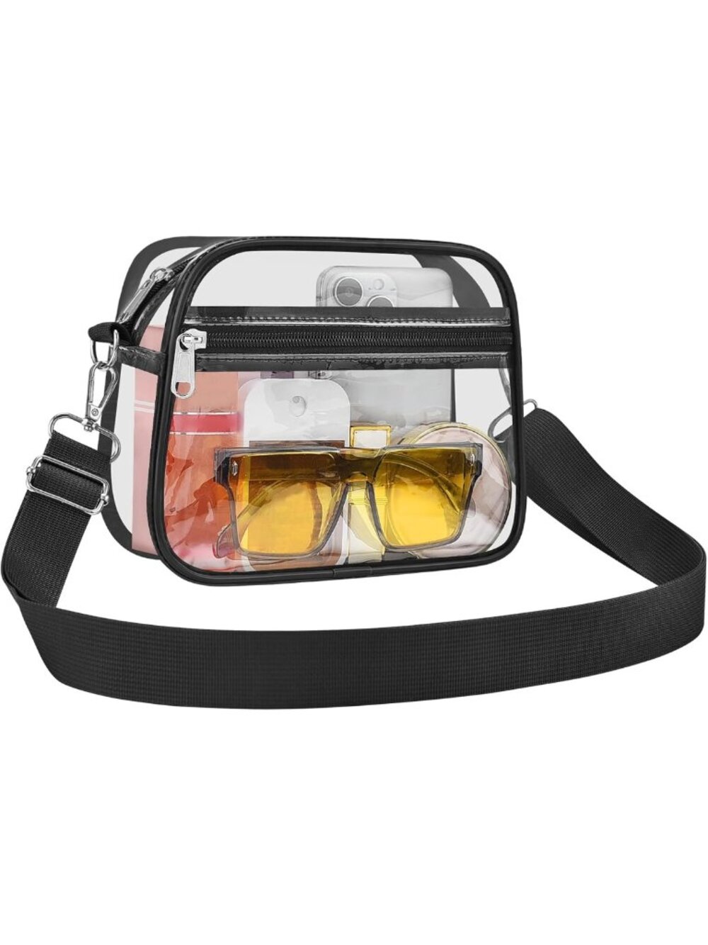 Clear Stadium Bag | Waterproof PVC Handbag for Concerts, Game Days & Outdoor